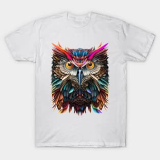 Colorful Owl T-Shirt